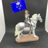 Jeanne d'Arc sur cheval résine