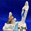Figurine la Vierge de Lourdes avec Bernadette