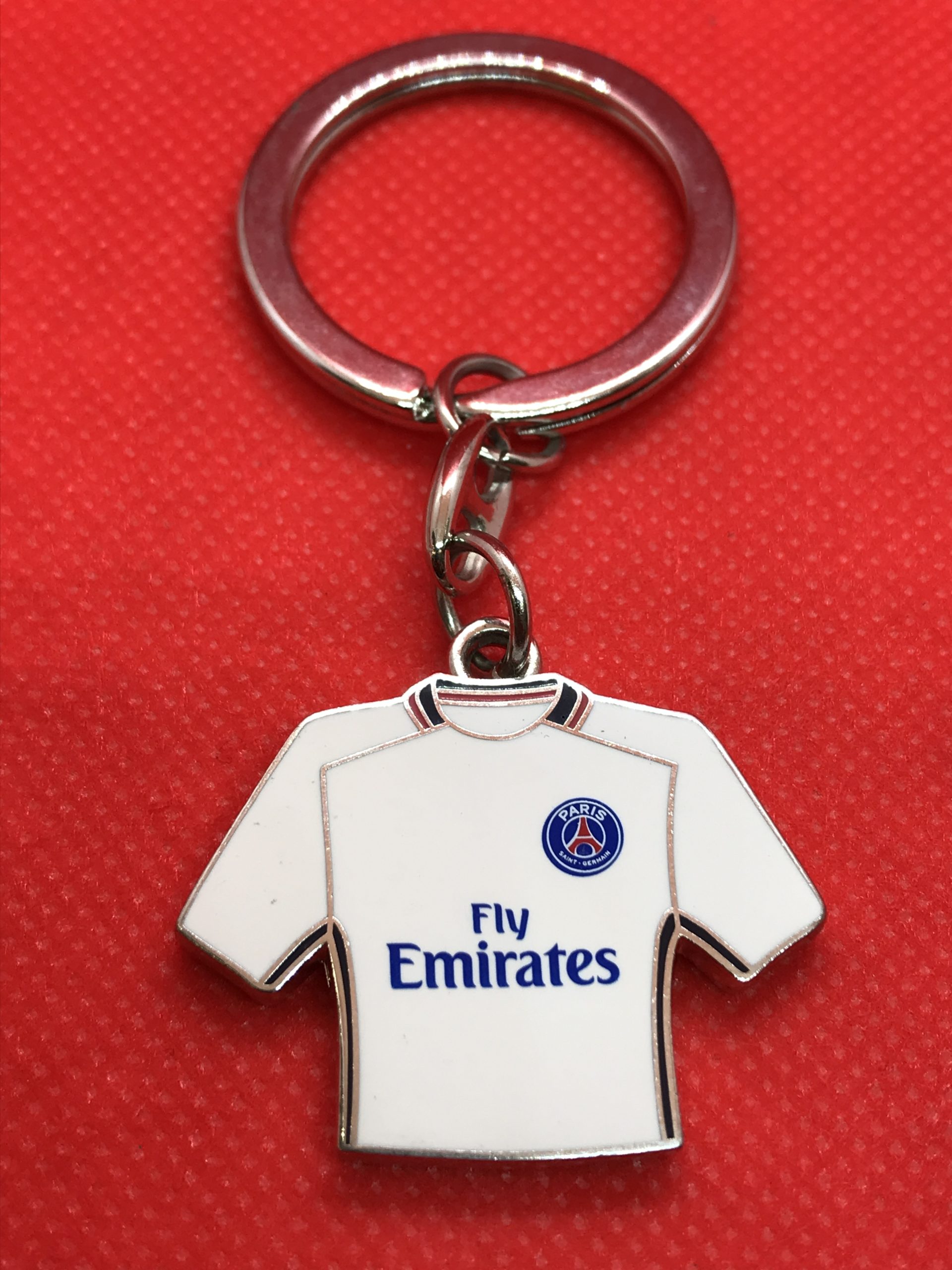 PSG Shirt avec votre nom - porte-clé personnalisé avec votre nom et numéro  - porte-clé