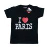 T-shirt i love Paris noir