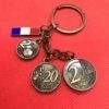 Porte clés pièces Euros
