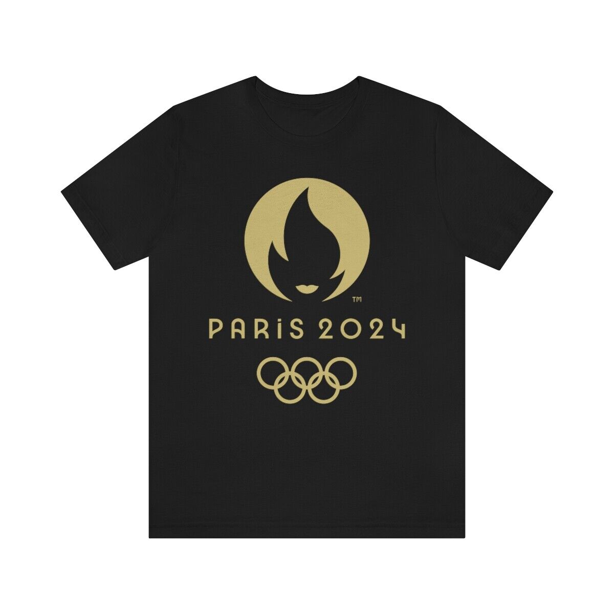 Tee shirt noir Paris 2024