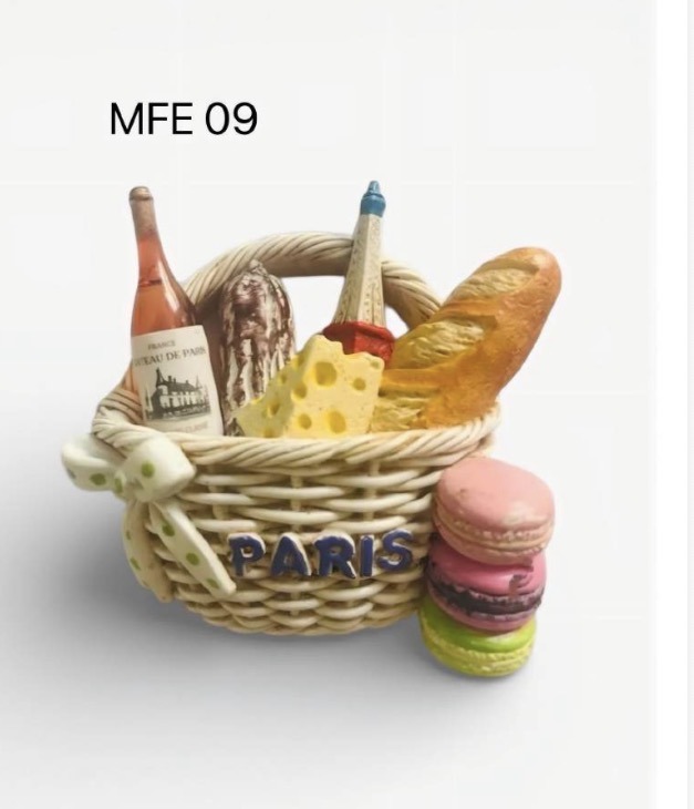Magnet panier gourmandises de France