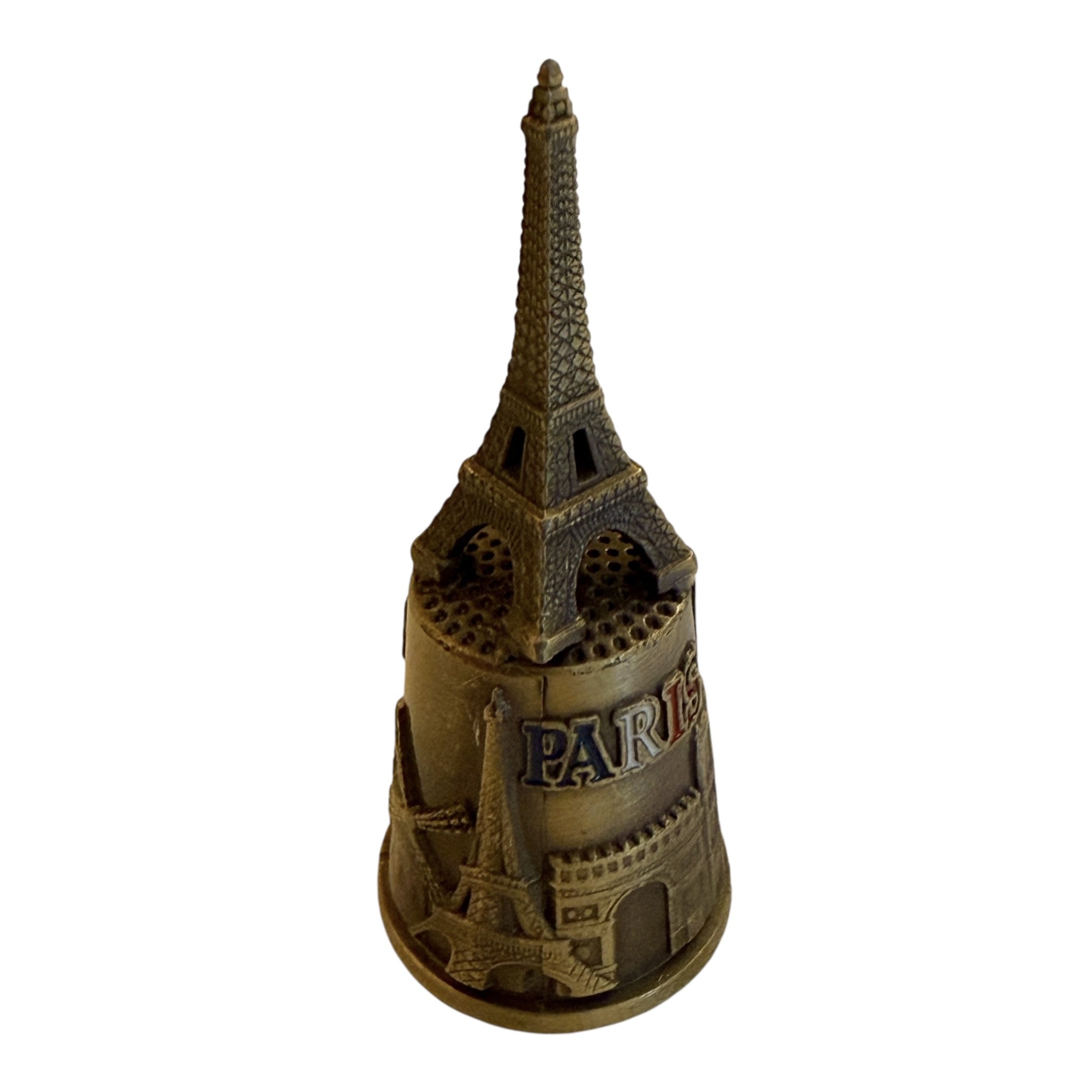 Dé à coudre Tour Eiffel bronze