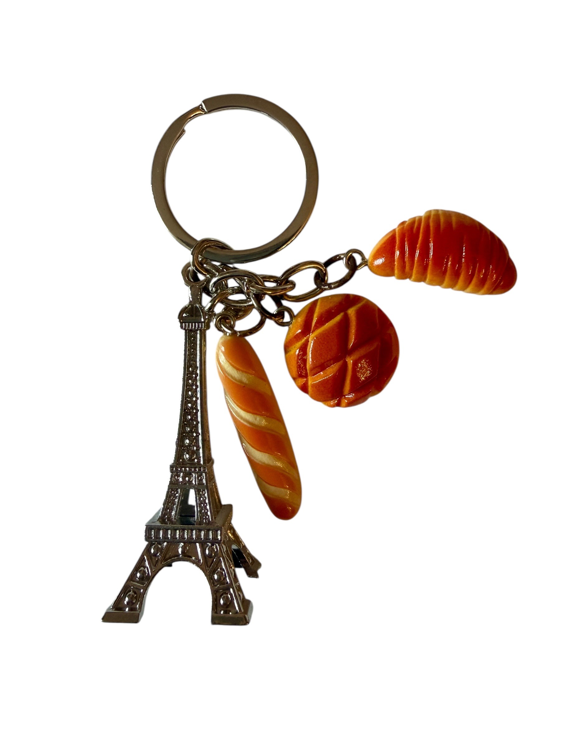 Porte clés pains et croissant Paris