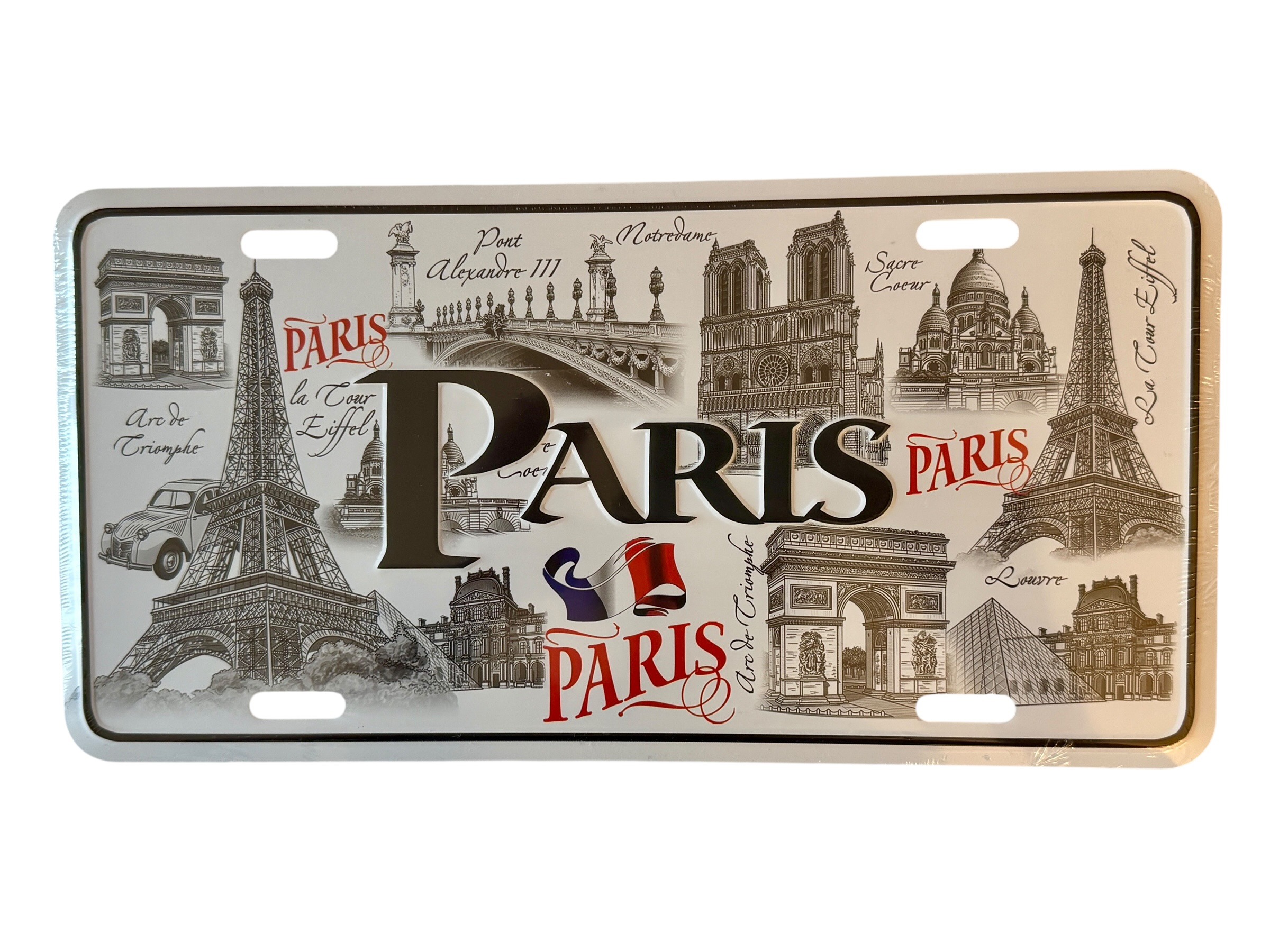 Plaque voiture Paris