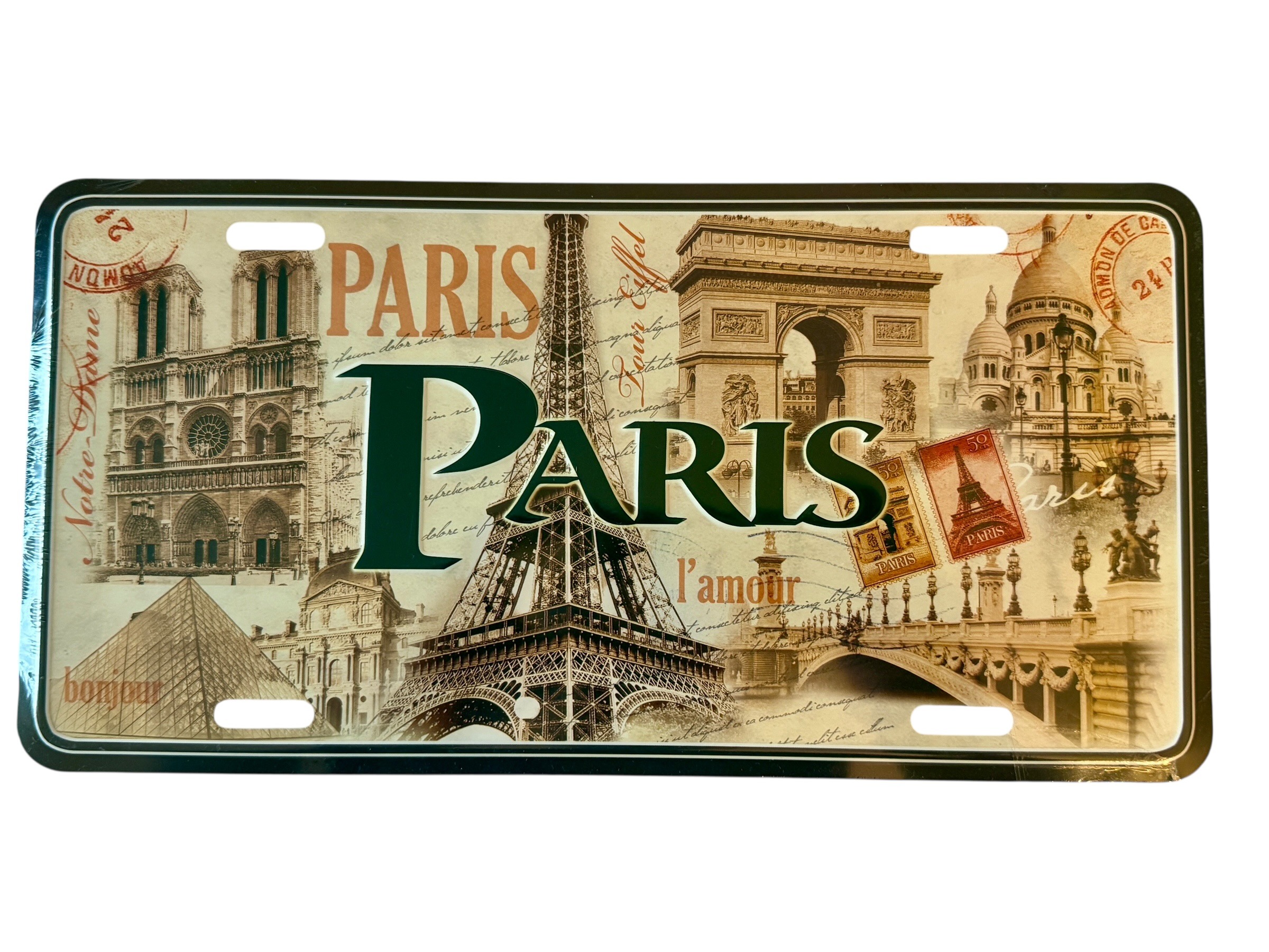 Plaque voiture Paris