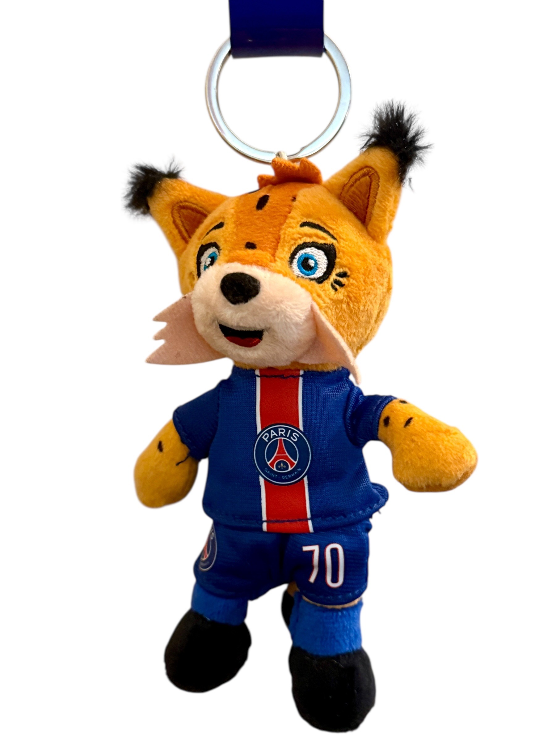 Porte clés mascotte lynx PSG